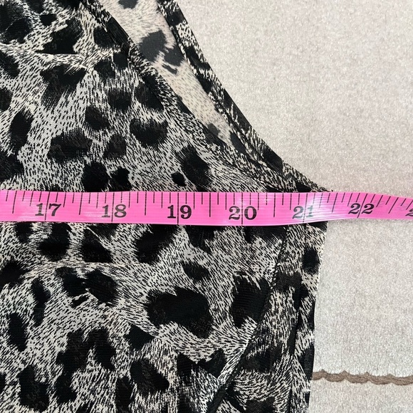 ❤️2/$50❤️[XXL]Feathers Boutique Leopard Print Women's Tank Blouse - Picture 4 of 7